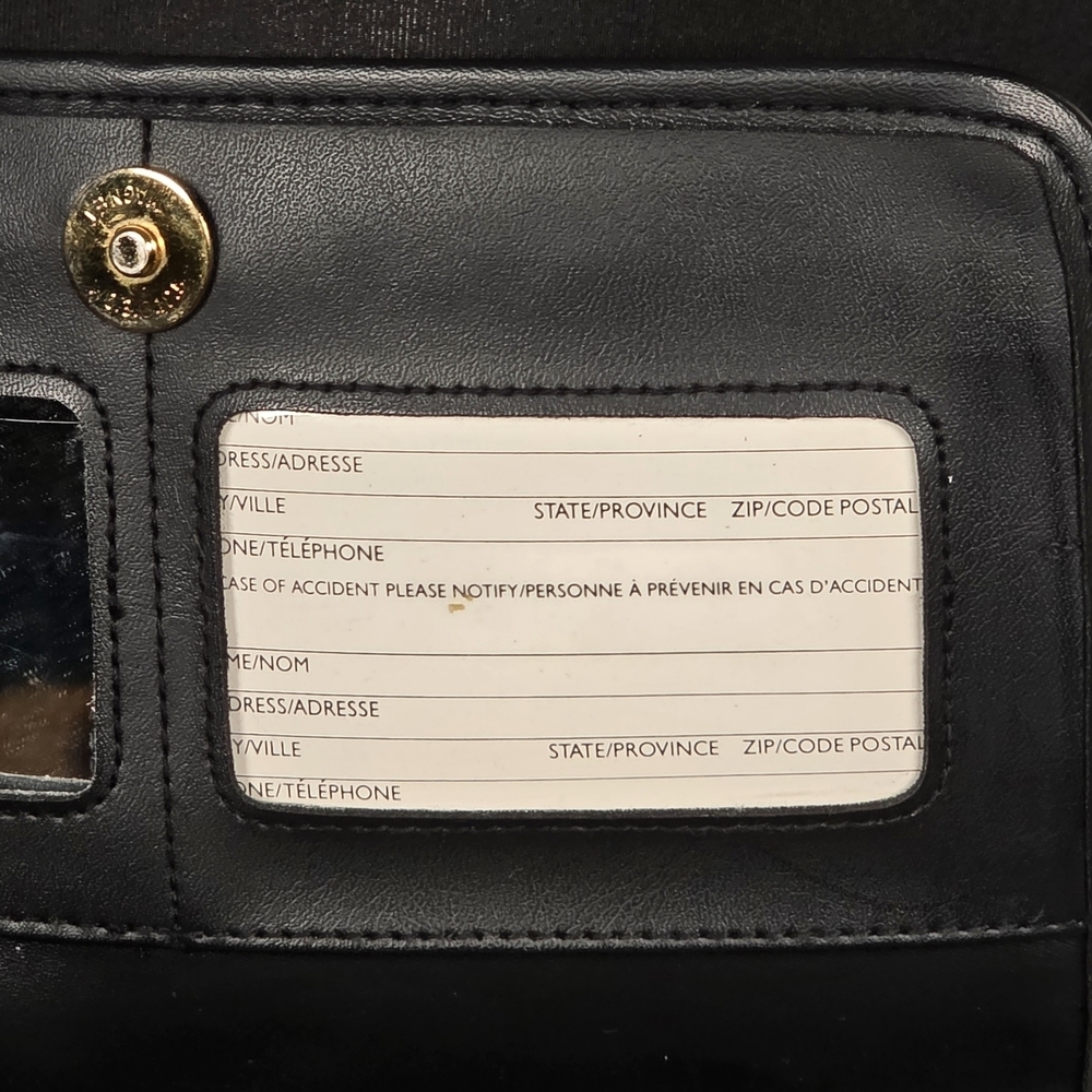 Coach 9375 Vintage Black Leather Organizer Crossbody — Made in USA - Picture 5 of 16